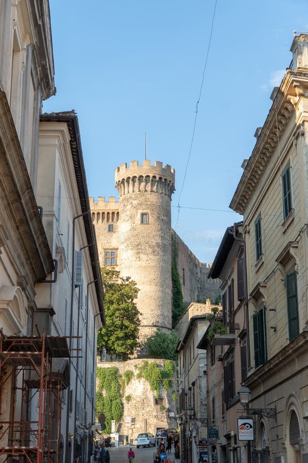 Castello di Orsini Odescalchi, Bracciano, Italia immagine stock Castello di Orsini Odescalchi, Bracciano, Italia immagine stock