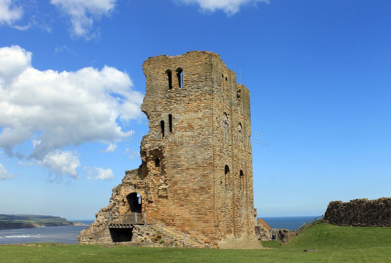 Castello di Scarborough fotografie stock libere da diritti Castello di Scarborough fotografie stock libere da diritti