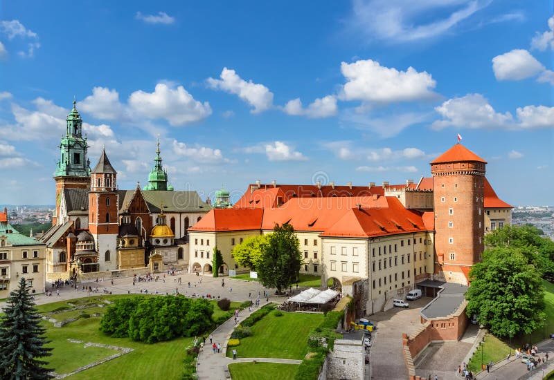 Castello di Wawel - di Cracovia al giorno poland