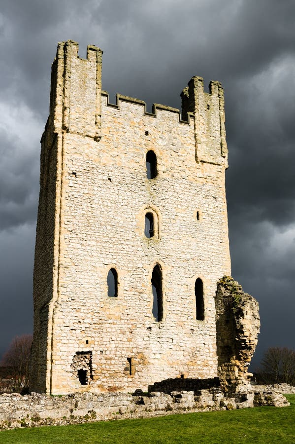 Castello medievale - Inghilterra del Nord - rovina del castello - Regno Unito fotografia stock libera da diritti Castello medievale - Inghilterra del Nord - rovina del castello - Regno Unito fotografia stock libera da diritti