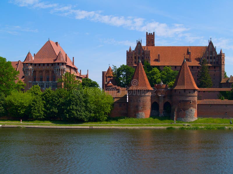 Castello medioevale in Malbork fotografie stock libere da diritti Castello medioevale in Malbork fotografie stock libere da diritti