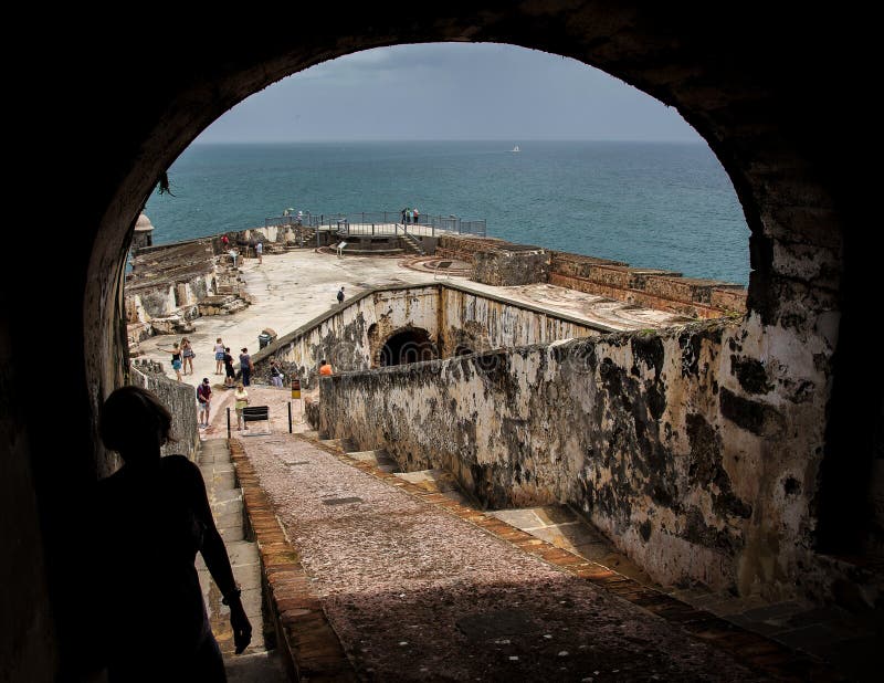 Castello San Felipe del Morro fotografie stock Castello San Felipe del Morro fotografie stock