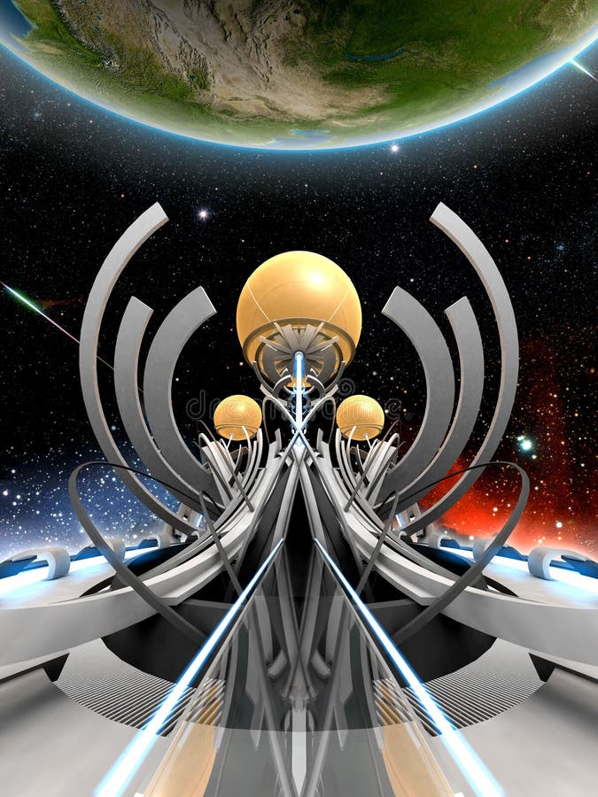 Castelo da lua ilustração royalty free Castelo da lua ilustração royalty free