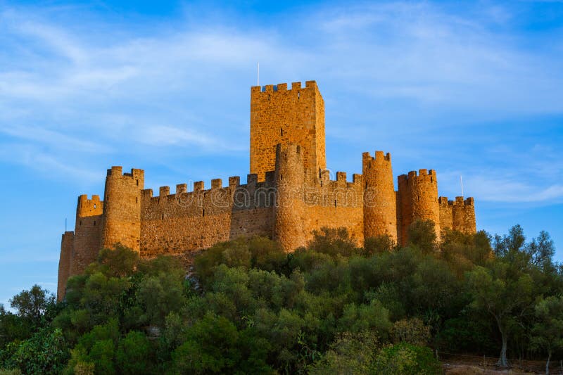Castelo de Almourol - Portugal imagem de stock Castelo de Almourol - Portugal imagem de stock