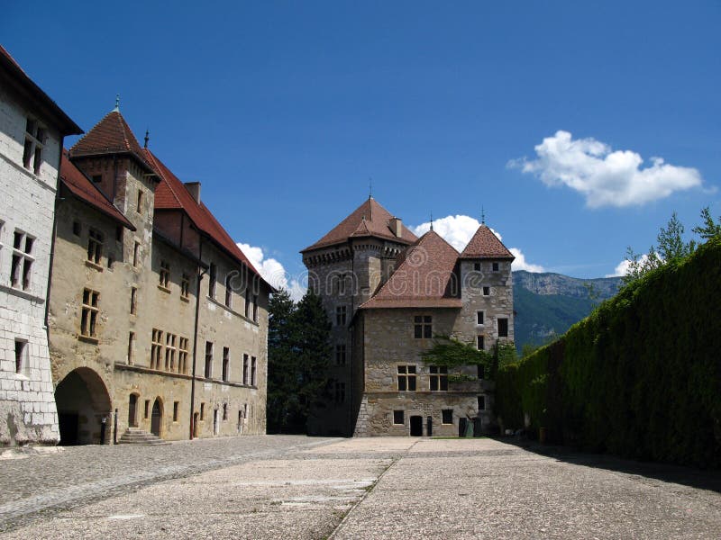 Castelo de Annecy, France imagens de stock Castelo de Annecy, France imagens de stock