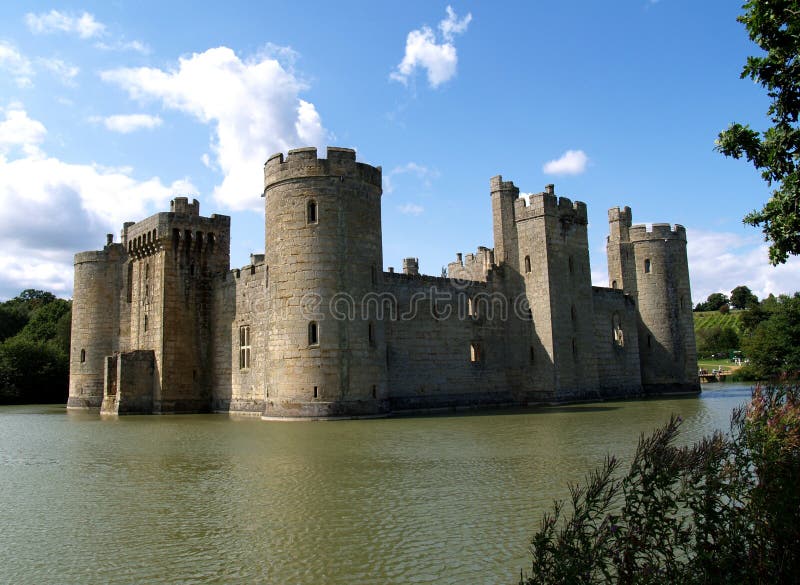 Castelo de Bodiam fotografia de stock royalty free Castelo de Bodiam fotografia de stock royalty free
