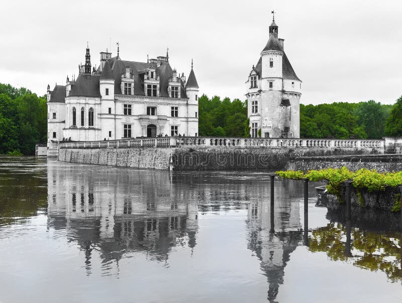Castelo de Chenonceau foto de stock royalty free Castelo de Chenonceau foto de stock royalty free