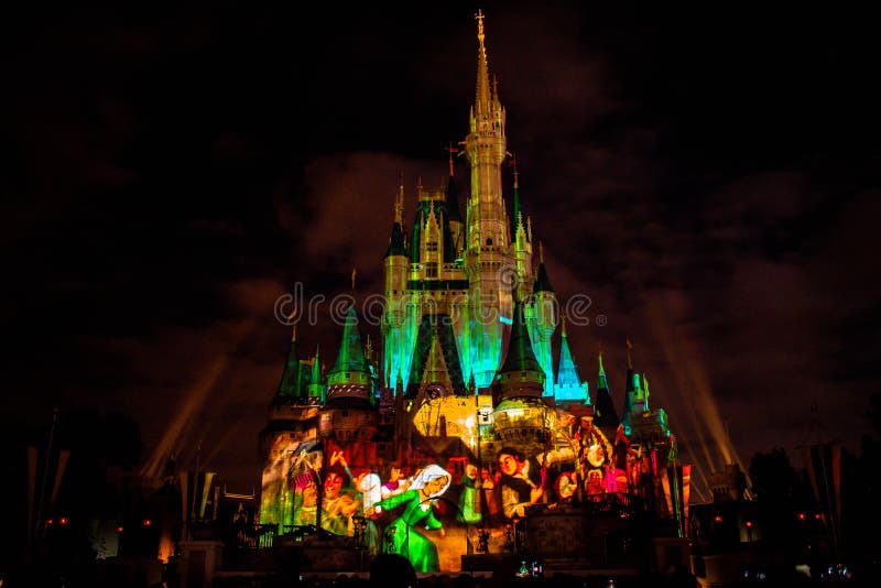 Disney castelo fogos de artifício fantasia paisagem descompressão