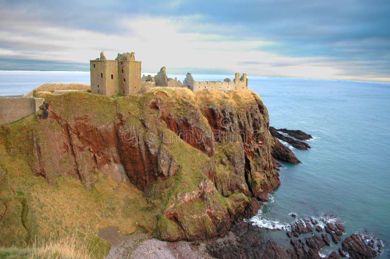 Castelo de Dunnottar imagem de stock Castelo de Dunnottar imagem de stock