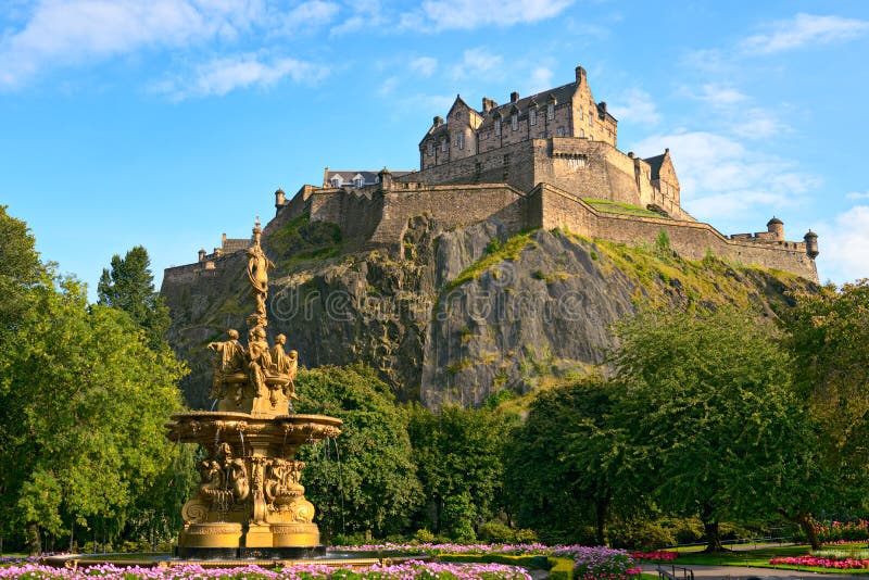 Castelo de Edimburgo, Scotland, fonte de Ross