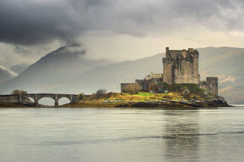 Castelo de Eilean Donan imagens de stock royalty free Castelo de Eilean Donan imagens de stock royalty free