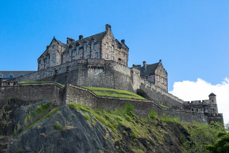 Castelo de Edimburgo, Edimburgo, Escócia imagens de stock royalty free