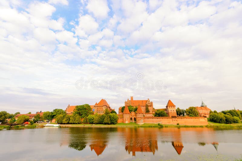 Castelo Teutonic de Malbork fotografia de stock Castelo Teutonic de Malbork fotografia de stock