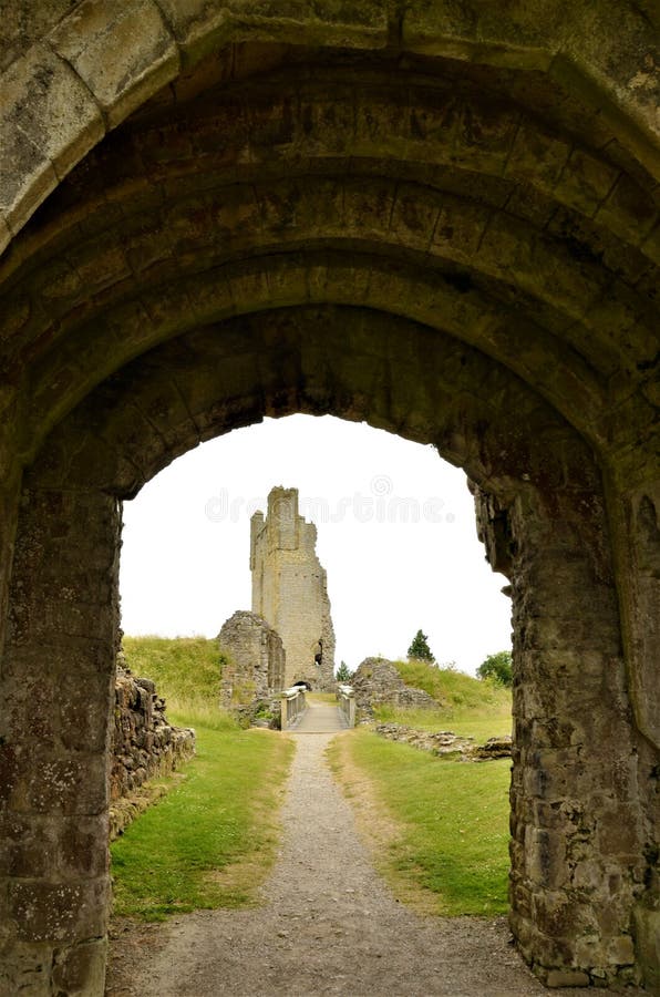 Castelo velho em marcos de Helmsley - de North Yorkshire imagem de stock Castelo velho em marcos de Helmsley - de North Yorkshire imagem de stock