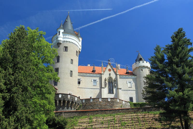 Castelo Zleby imagens de stock royalty free Castelo Zleby imagens de stock royalty free