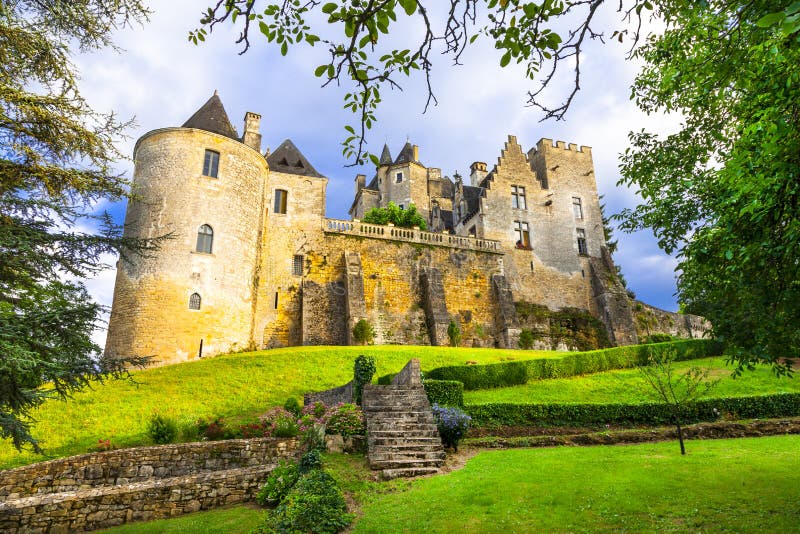 Castelos bonitos de França imagem de stock Castelos bonitos de França imagem de stock