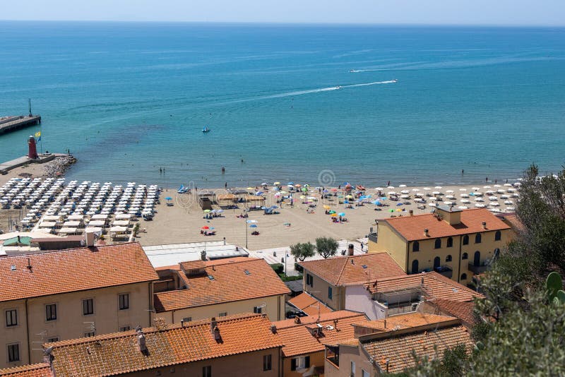 Castiglione Della Pescaia Maremma Italy Stock Image - Image of seaside ...