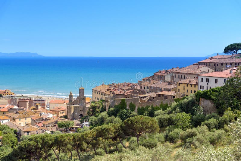 Castiglione Della Pescaia, Tuscany, Italy Stock Photo - Image of ...