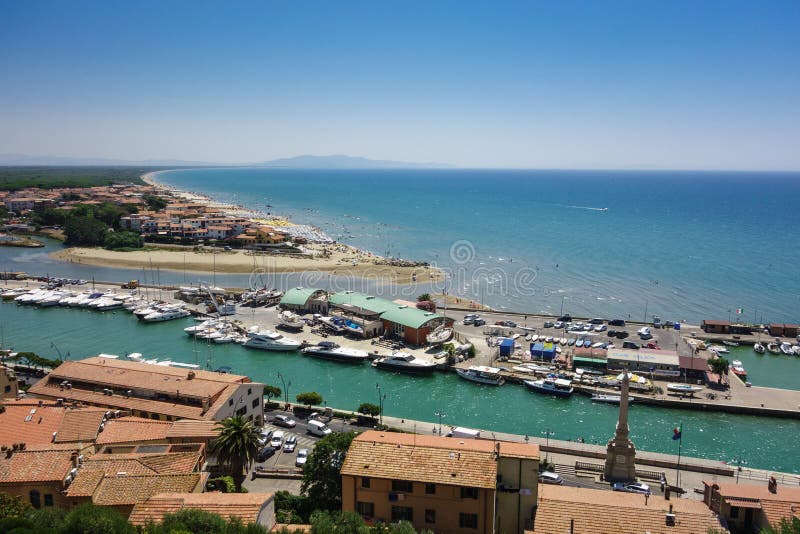 Castiglione Della Pescaia, Tuscany, Italy Editorial Stock Image - Image ...