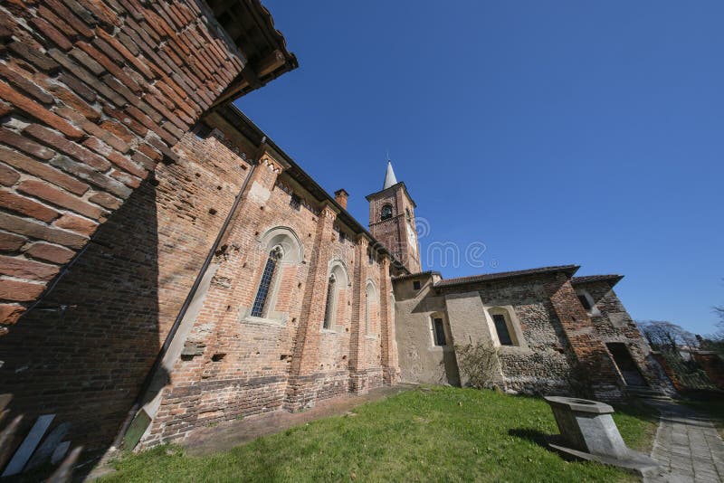 Castiglione Olona Βαρέζε, Ιταλία: Collegiata στοκ φωτογραφίες Castiglione Olona Βαρέζε, Ιταλία: Collegiata στοκ φωτογραφίες