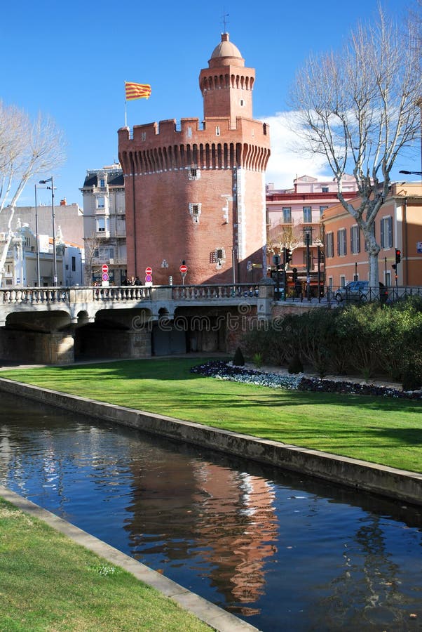 The Castillet in Perpignan royalty free stock photography The Castillet in Perpignan royalty free stock photography