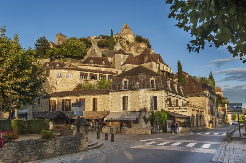 France, the middle age castle of Beynac in Dordogne. France, the middle age castle of Beynac in Dordogne