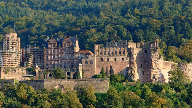 Castillo de Heidelberg imágenes de archivo libres de regalías Castillo de Heidelberg imágenes de archivo libres de regalías