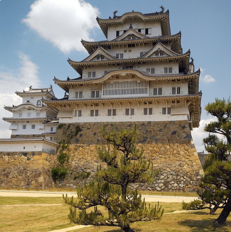 Castillo de Japón - de Himeji fotos de archivo Castillo de Japón - de Himeji fotos de archivo