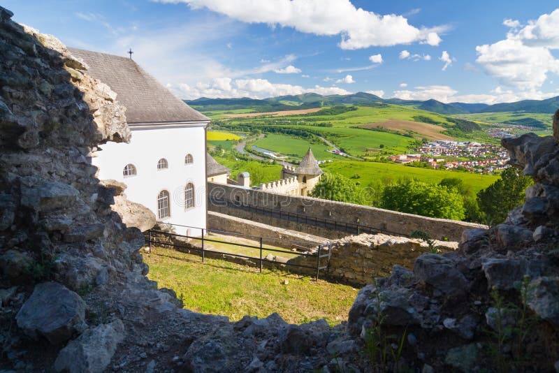 Castillo de Stara Lubovna, Eslovaquia fotografía de archivo libre de regalías Castillo de Stara Lubovna, Eslovaquia fotografía de archivo libre de regalías