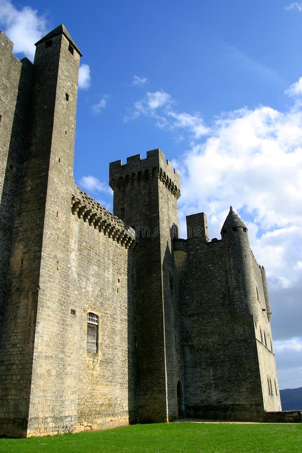 Photo of Beynac Castle in Perigord, Dordogne, Aquitaine, France. Photo of Beynac Castle in Perigord, Dordogne, Aquitaine, France.