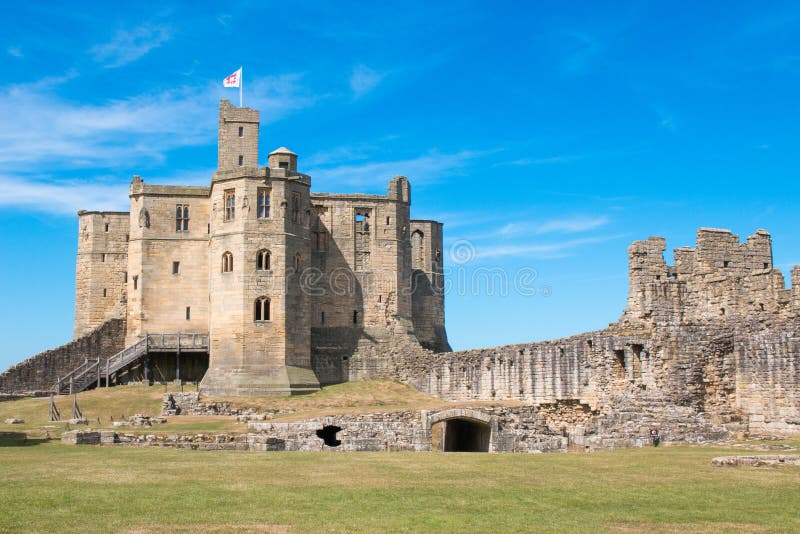 Castillo Escocia Reino Unido Europa de Alnwick fotos de archivo libres de regalías Castillo Escocia Reino Unido Europa de Alnwick fotos de archivo libres de regalías