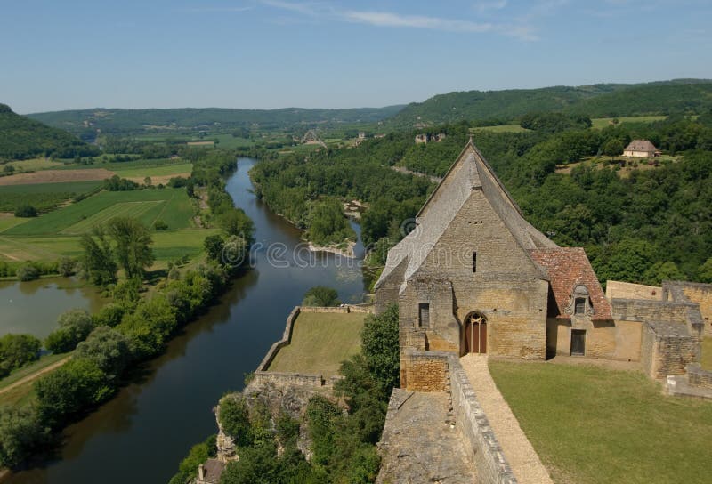 Chateau Beynac, medieval castle in Dordogne, France. Chateau Beynac, medieval castle in Dordogne, France