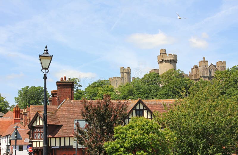 Castillo medieval arundel, Sussex fotografía de archivo libre de regalías Castillo medieval arundel, Sussex fotografía de archivo libre de regalías