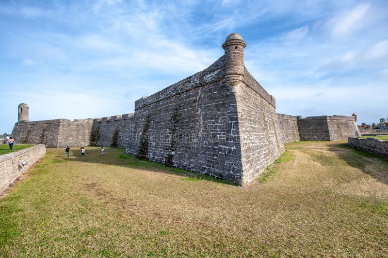 Castillo San Marcos, Августин Блаженный, Флорида стоковое фото Castillo San Marcos, Августин Блаженный, Флорида стоковое фото