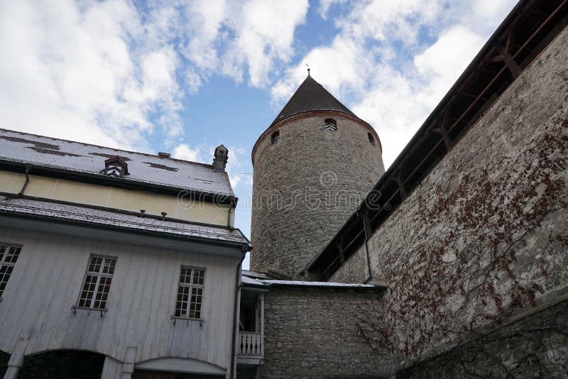Castillo viejo en bulle en gruyere en Suiza del sur foto de archivo Castillo viejo en bulle en gruyere en Suiza del sur foto de archivo