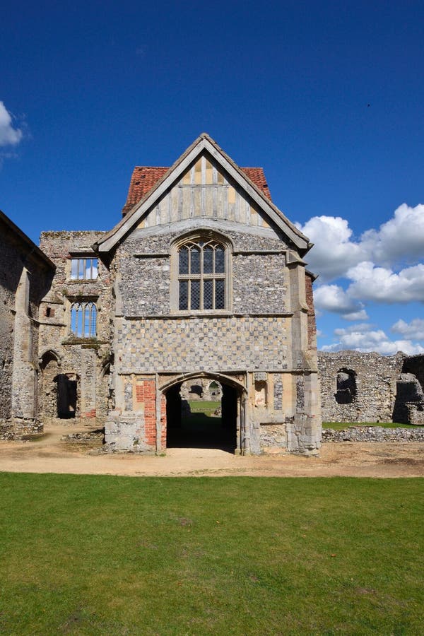 Castle Acre Priory Abbott S House Stock Image Image of cluniac