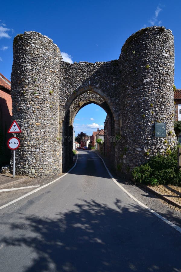 Castle Acre town gate stock photo. Image of history, acre 20903788