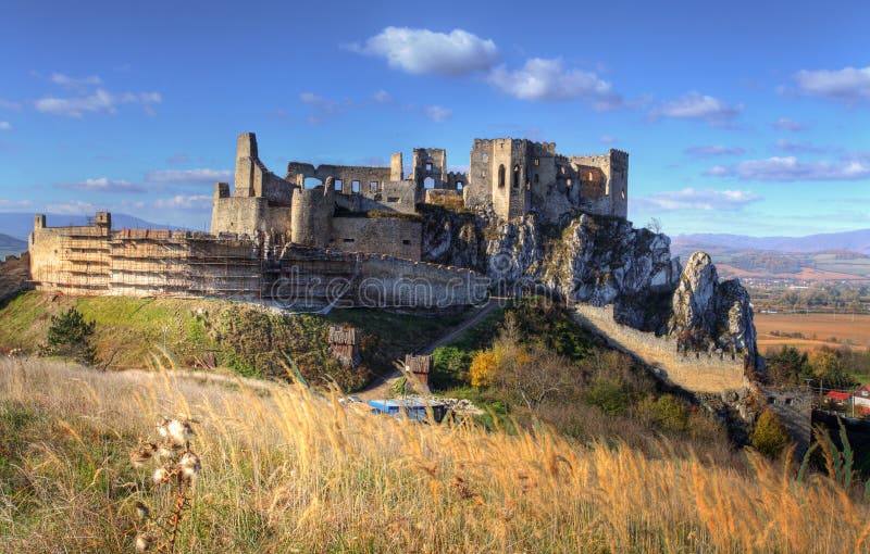 Castle Beckov in Slovakia