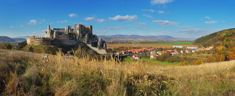 Castle Beckov in Slovakia