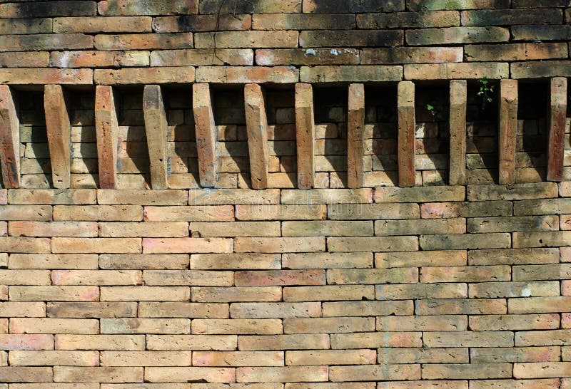 Castle brick wall detail