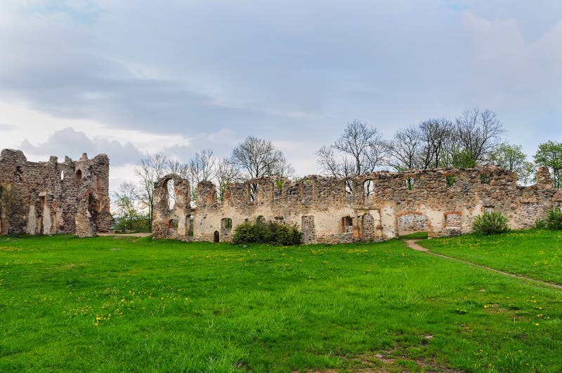 Castle Dobele, Livonian Order medieval castle ruins