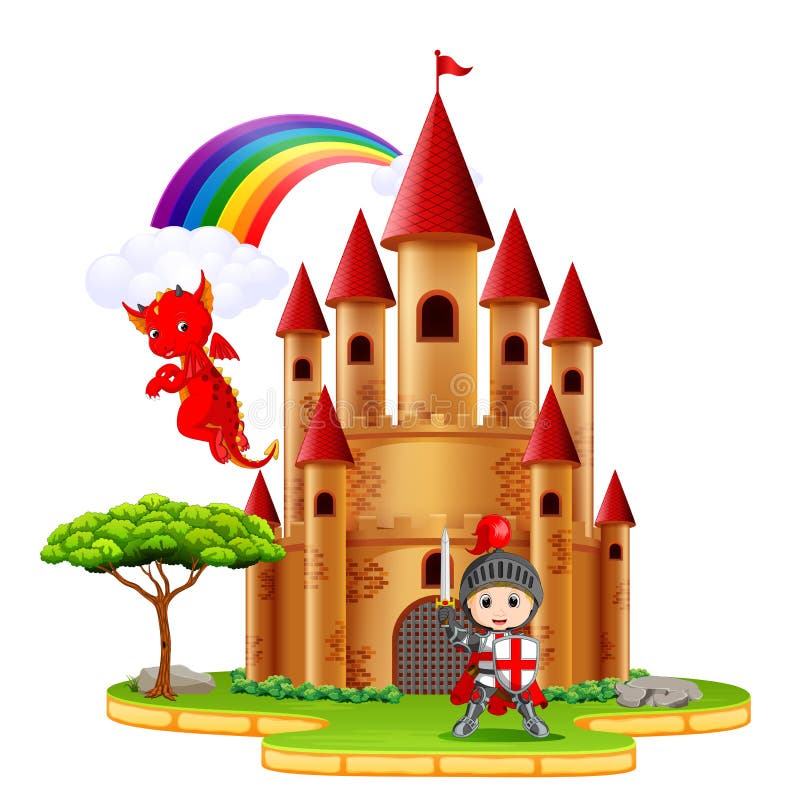 Castle Dragon Stock Illustrations 2 0 Castle Dragon Stock Illustrations Vectors Clipart Dreamstime