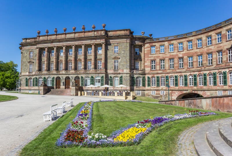 Castle and garden in the Bergpark of Kassel