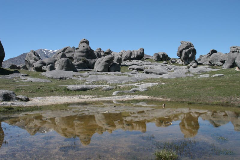 Castle Hill reflections, New Zealand