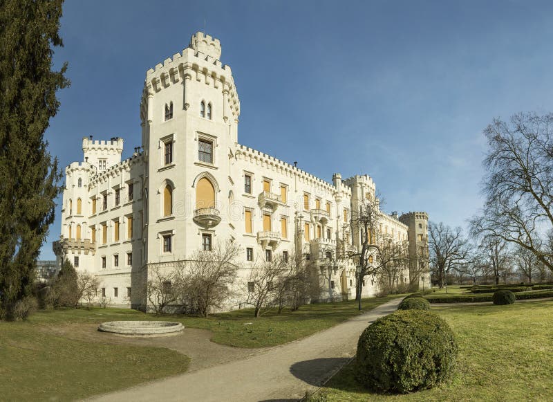 Castle Hluboka,Czech stock images