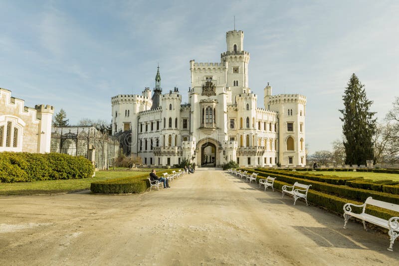 Castle Hluboka,Czech royalty free stock photography