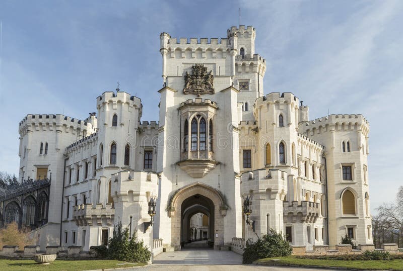 Castle Hluboka,Czech stock image