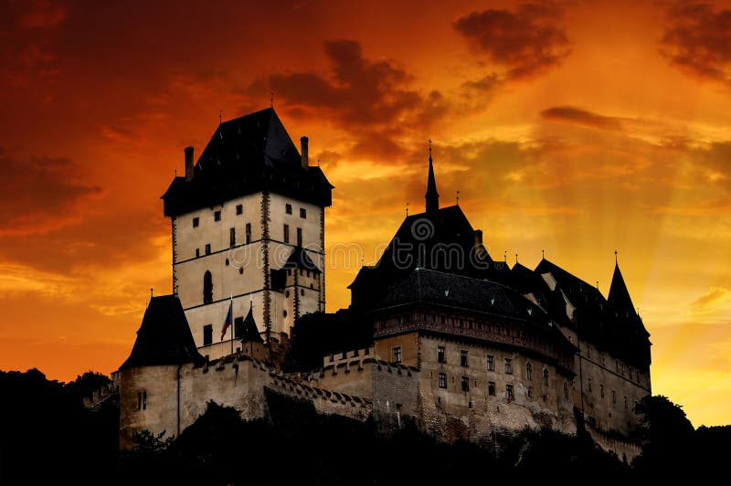 castle Karlstejn in Czech Republic