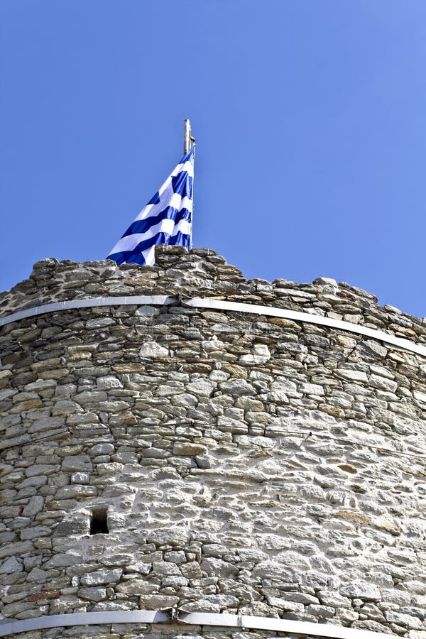 Castle of Kavala city at North Greece