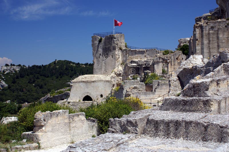 Castle of Les Baux de Provence, France